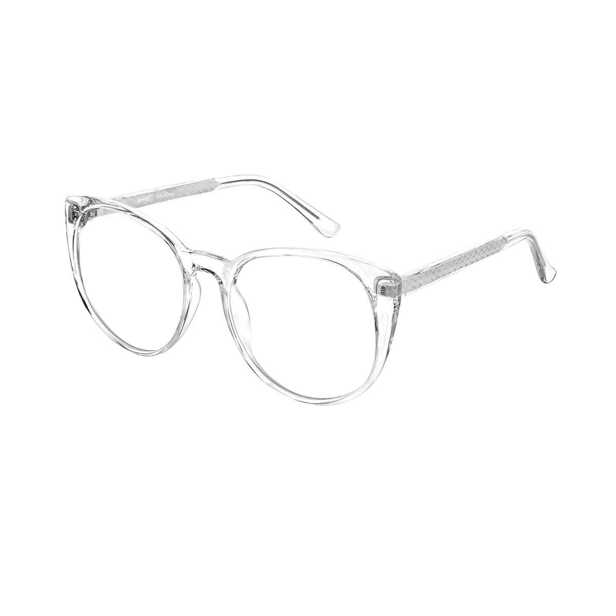 Kirsten - Oval Translucent Glasses for Women - EFE
