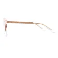 Kirsten - Oval Pink Glasses for Women