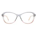 Elma - Cat-eye Pink Glasses for Women