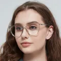 Albee - Cat-eye Gray Glasses for Women
