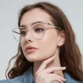 Albee - Cat-eye Crystal Glasses for Women