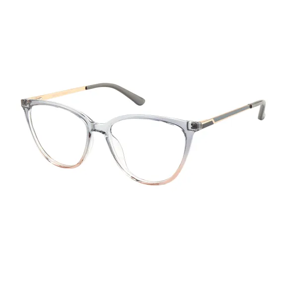 cat-eye purple eyeglasses