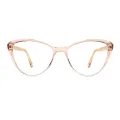 Margie - Cat-eye Pink Glasses for Women