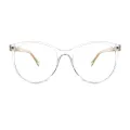 Goldie - Round Translucent Glasses for Women