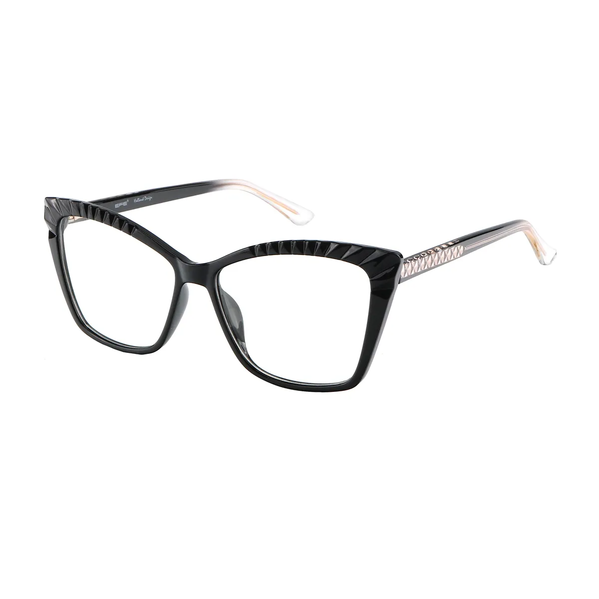 Fanny - Cat-eye Black Glasses for Women - EFE