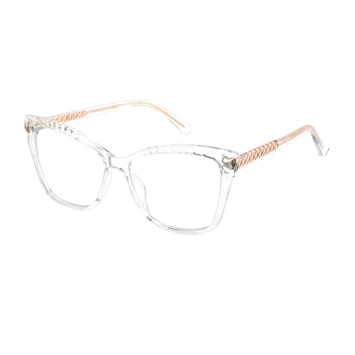 Fanny - Cat-eye Translucent Glasses for Women