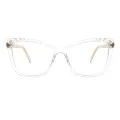 Fanny - Cat-eye Translucent Glasses for Women