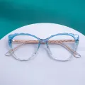 Harriet - Cat-eye Blue Glasses for Women