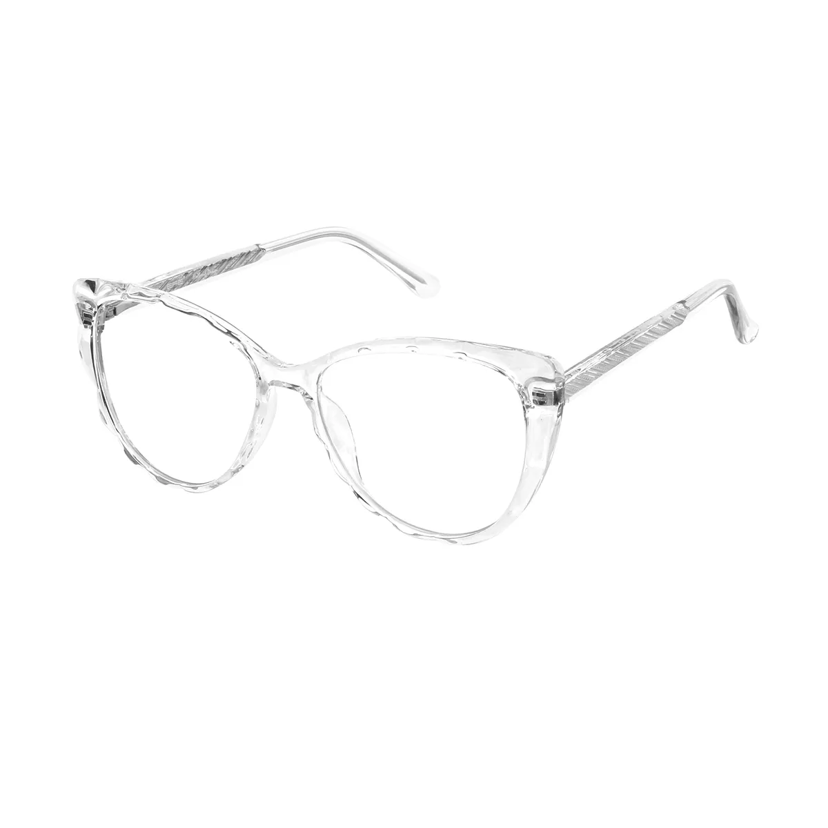 Harriet - Cat-eye Translucent Glasses for Women - EFE