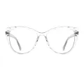 Harriet - Cat-eye Translucent Glasses for Women