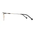 Octave - Cat-eye Black-Brown Glasses for Women