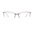 Octave - Cat-eye Gray-Purple Glasses for Women