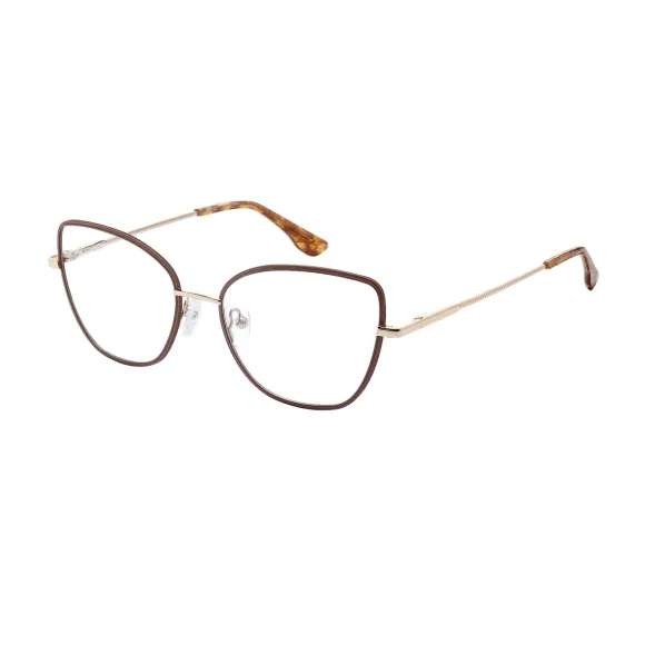 square brown reading glasses