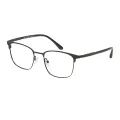 Emery - Square Black Glasses for Men