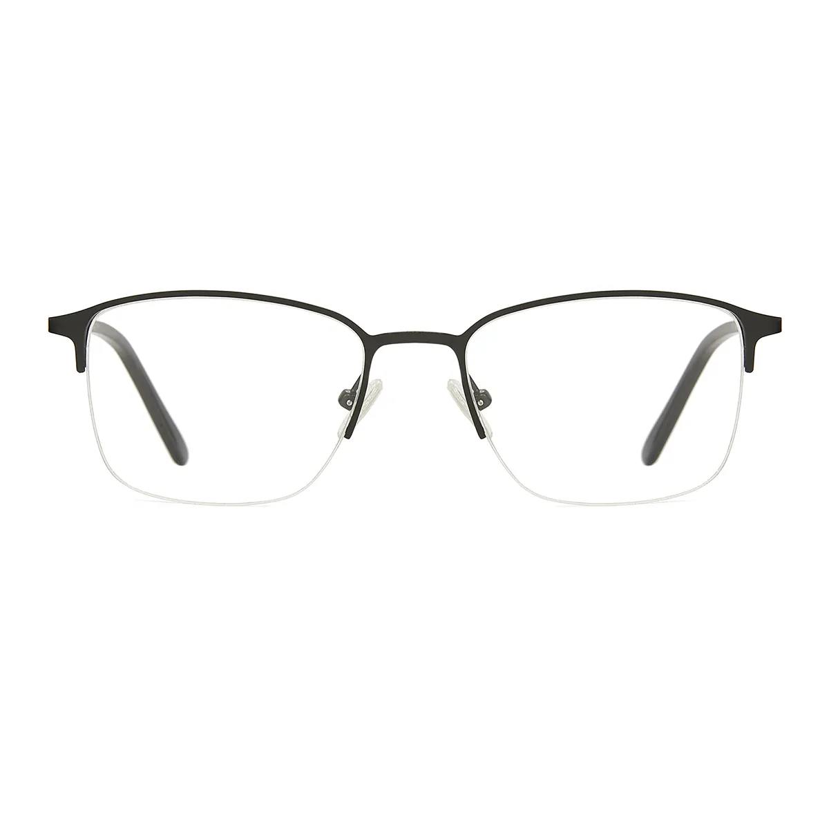 Classic Rectangle Black  Eyeglasses for Men
