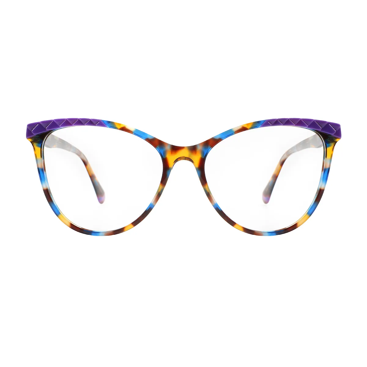 Fashion Cat-eye Blue-Purple  Eyeglasses for Women