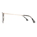 April - Oval Gray-Tortoiseshell Glasses for Women