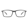 Gord - Rectangle Black Glasses for Men