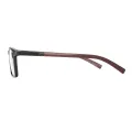 Gord - Rectangle Brown Glasses for Men