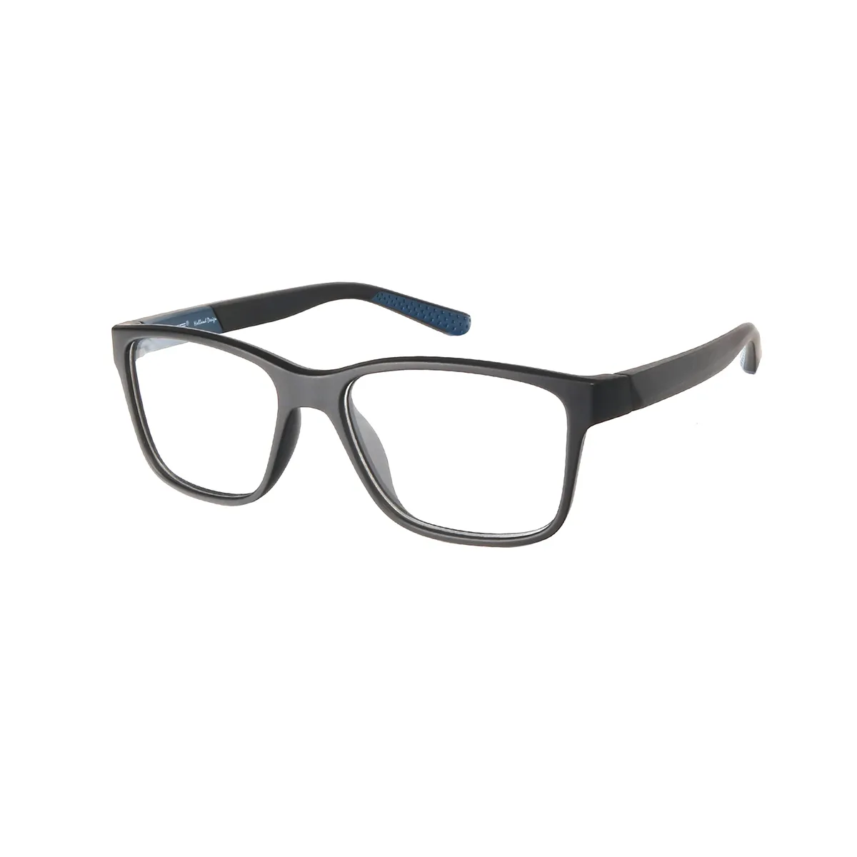 Jamison - Square Black-Blue Glasses for Men