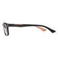 Pendleton - Rectangle Black-Orange Glasses for Men
