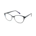 Milly - Oval Blue Glasses for Women