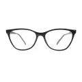 Hortensia - Cat-eye Black Glasses for Women