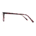 Hortensia - Cat-eye Red Glasses for Women