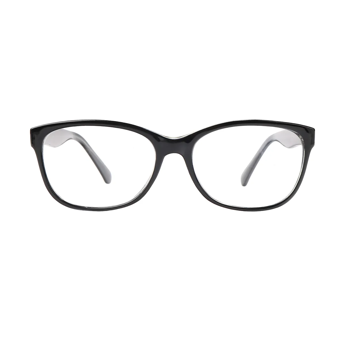Classic Square Black  Eyeglasses for Women
