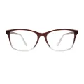 Queenie - Rectangle Brown Glasses for Women