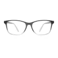 Queenie - Rectangle Gray Glasses for Women