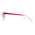 Queenie - Rectangle Red Glasses for Women