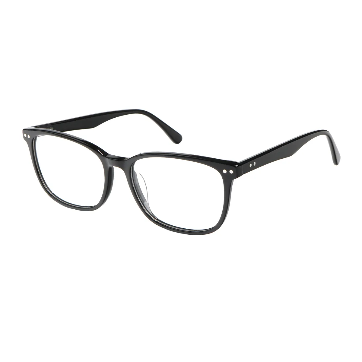 Classic Square Gray Eyeglasses for Men