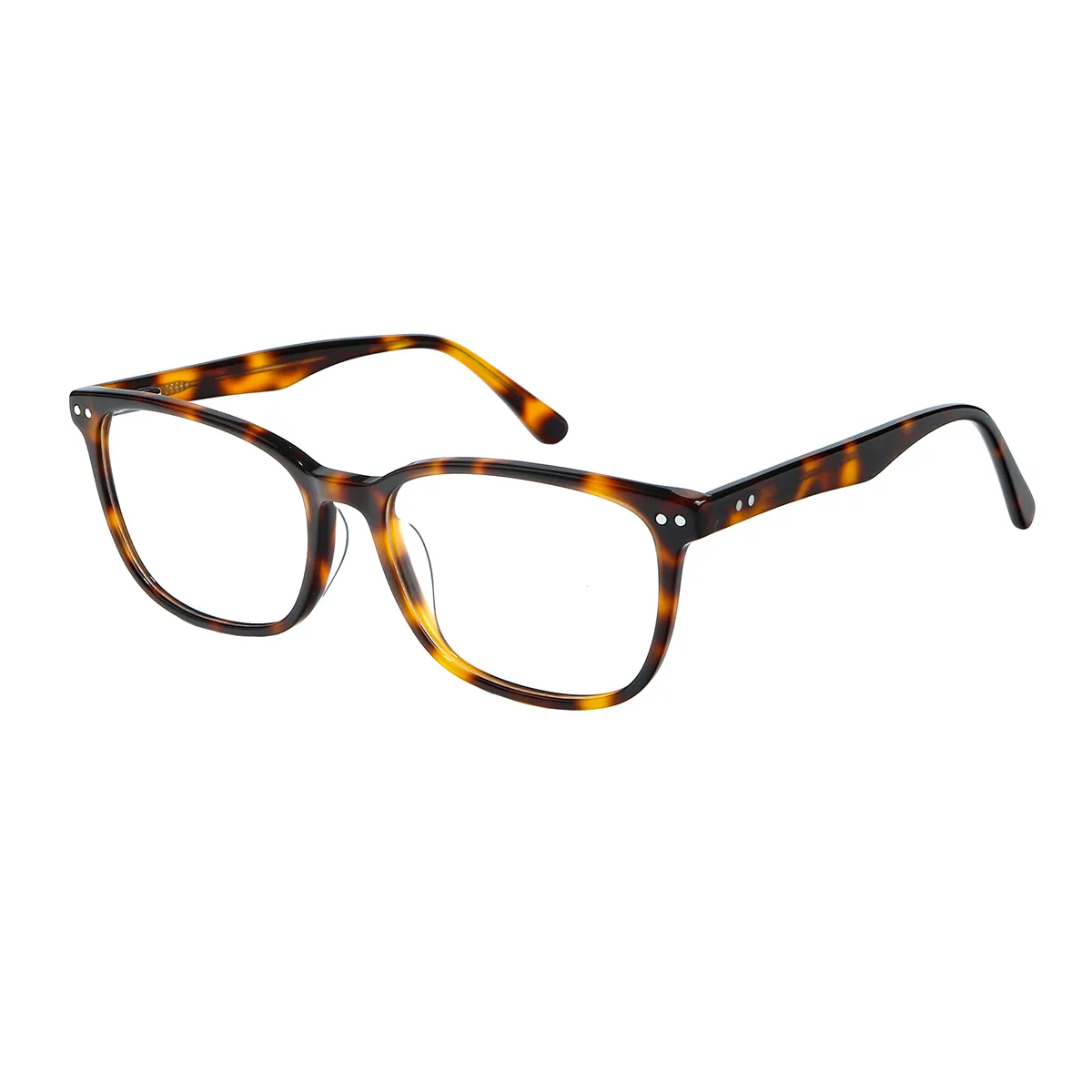 Maloney - Rectangle Tortoiseshell Glasses for Men