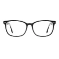 Maloney - Rectangle Black-Translucent Glasses for Men