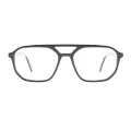 Sandy - Aviator Gray Glasses for Men