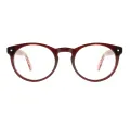 Stephens - Round Brown Glasses for Men & Women