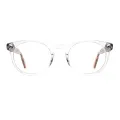 Stephens - Round Translucent Glasses for Men & Women