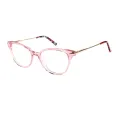 Dotti - Oval Pink Glasses for Women