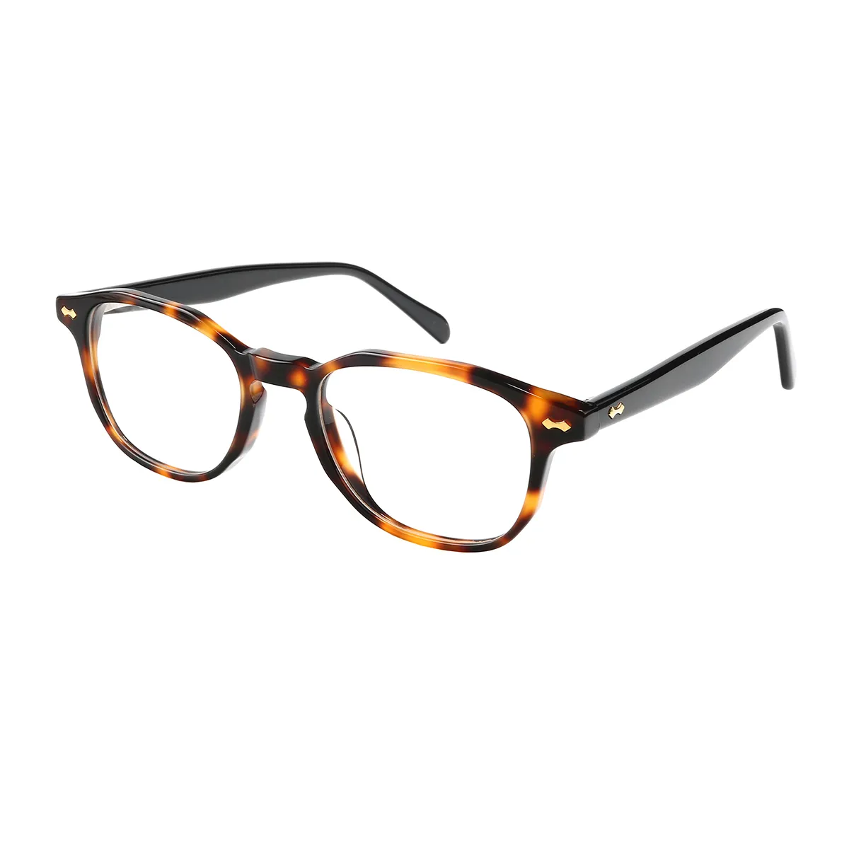 Allais - Square Tortoiseshell Glasses for Men & Women - EFE