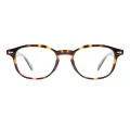 Allais - Rectangle Tortoiseshell Glasses for Men & Women