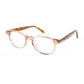 Allais - Rectangle Brown Glasses for Men & Women