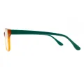 Jasmine - Square Orange-Tortoiseshell Glasses for Women