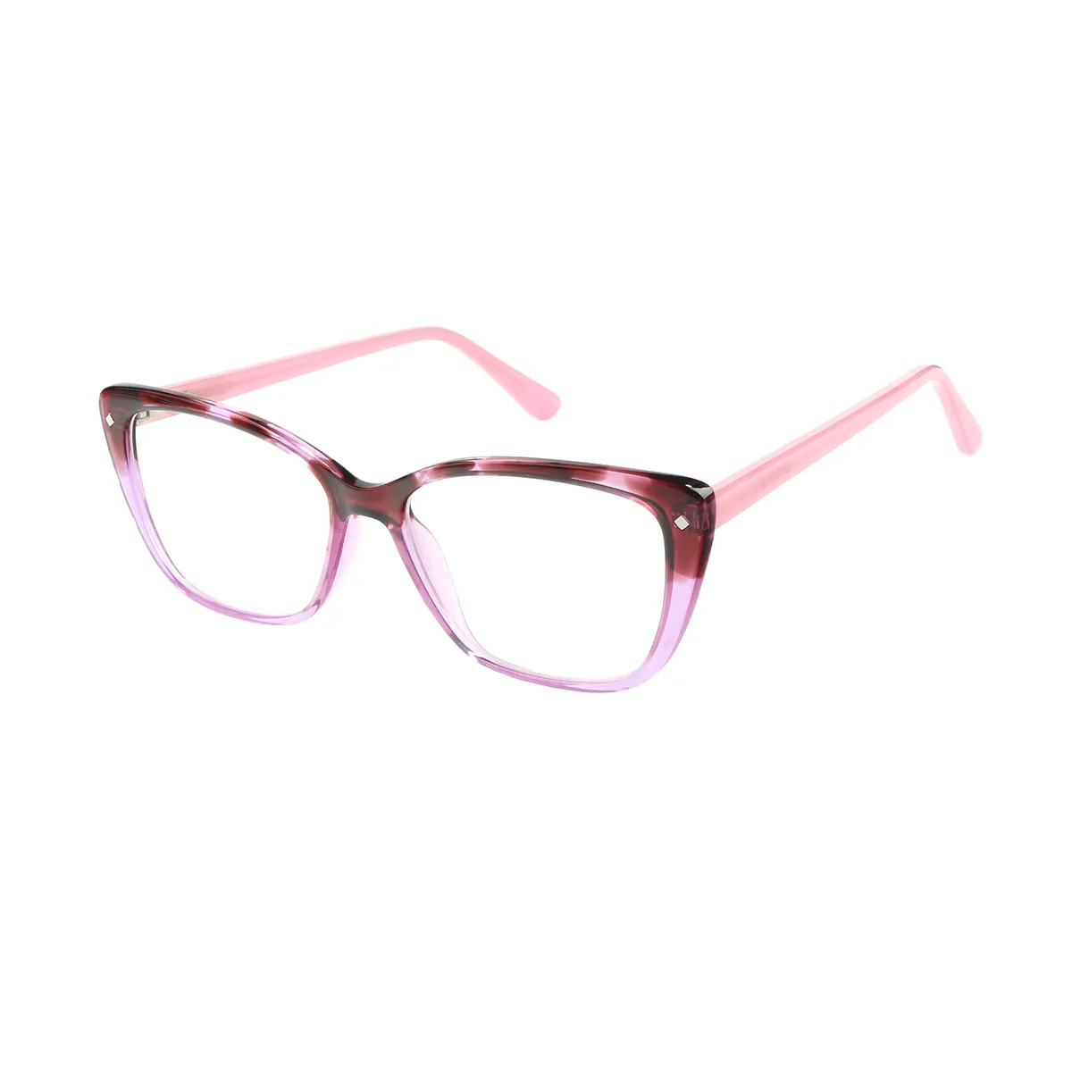 Fashion Square Brown Eyeglasses for Women