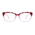 Gloria - Cat-eye Purple Glasses for Women