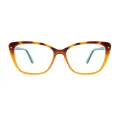 Gloria - Cat-eye Orange Glasses for Women