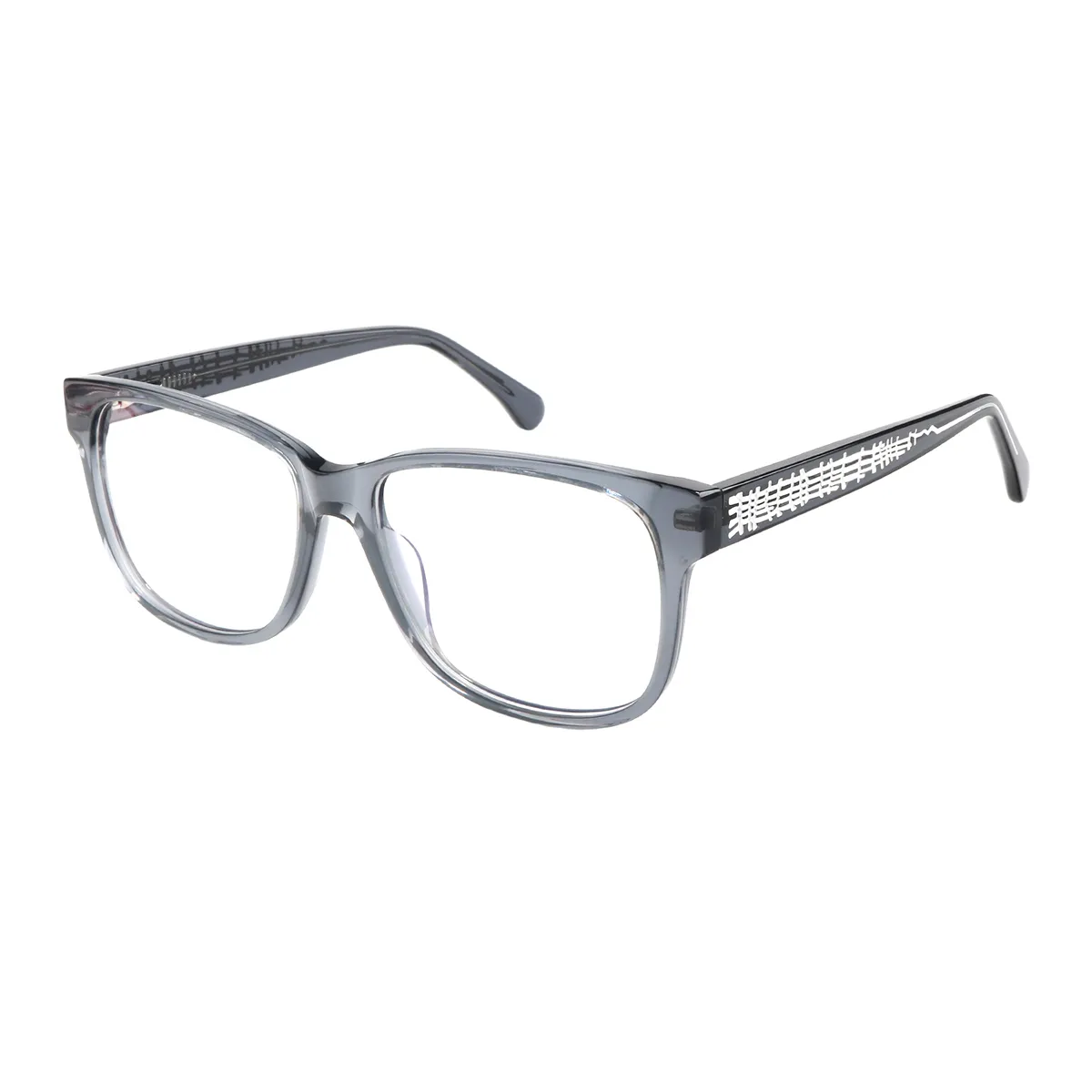 Fashion Square Gray Glasses for Women
