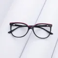 Tessie - Square Black-Red Glasses for Women