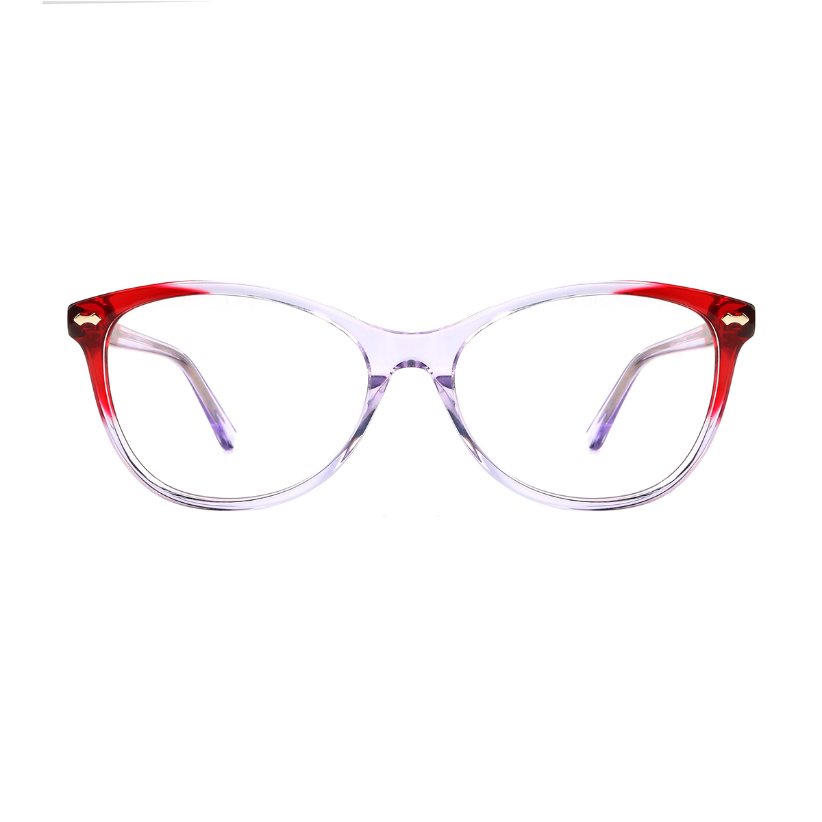 oval transparent eyeglasses