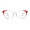 Priscilla - Oval Transparent Glasses for Women